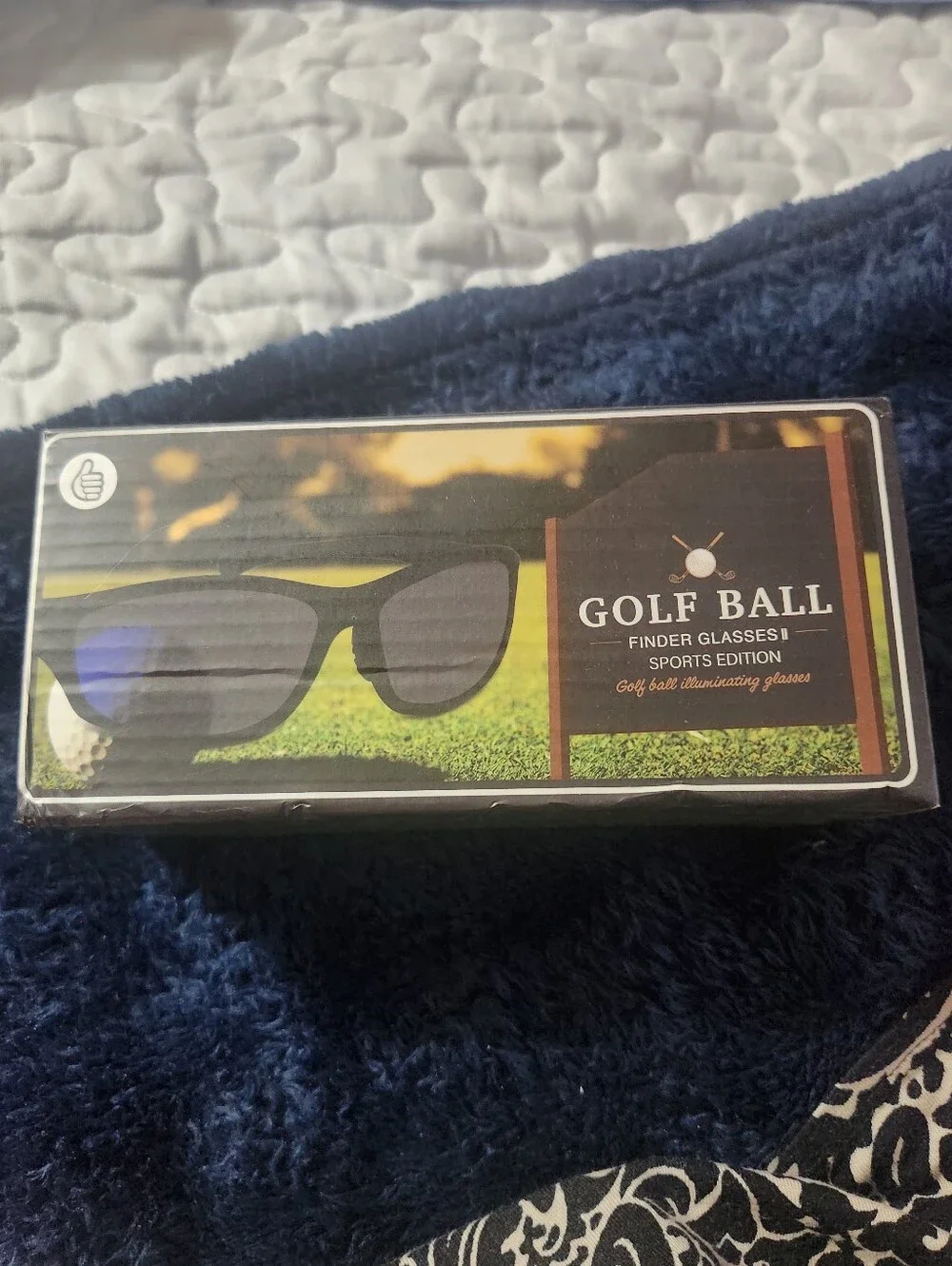 Golf Ball Finder Glasses Sports Edition - Black Frame